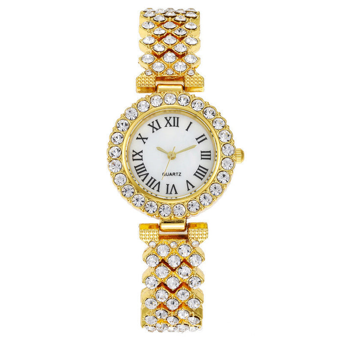 Wholesale Diamond Alloy Ladies Quartz Watch JDC-WH-QiM001