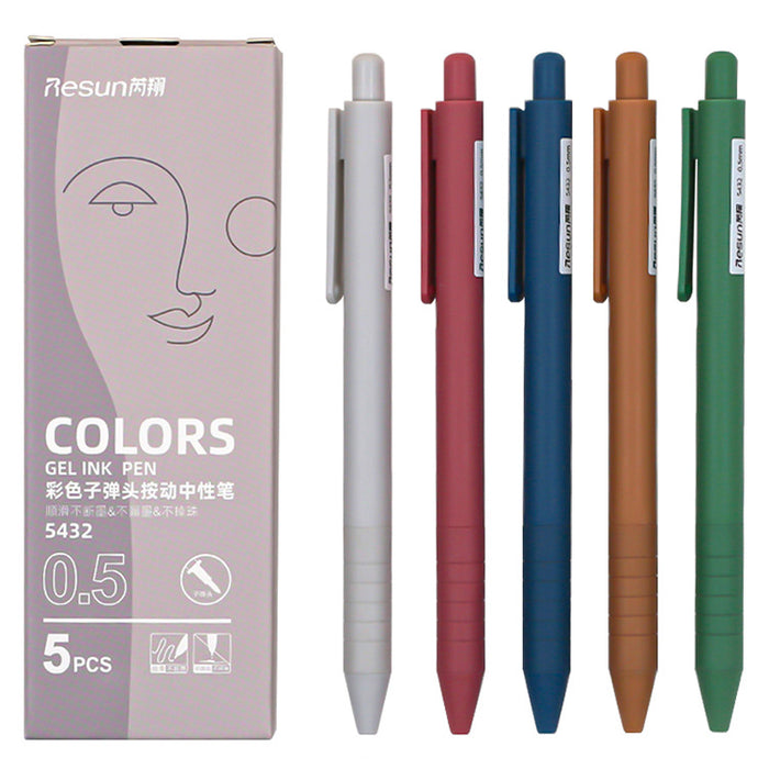 Wholesale Color Plastic Color Bullet Ballpoint Pen MOQ≥2 JDC-BP-Ruix004