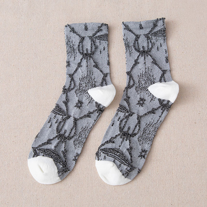 Wholesale socks medium tube student socks cotton socks MOQ≥3 JDC-SK-FNiu002