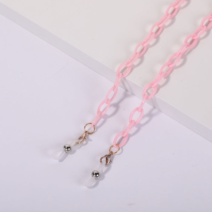 Jewelry WholesaleWholesale Kids Acrylic Glasses Chain Metal Mask Chain JDC-MC-RunJ001 Maskchain 润璟 %variant_option1% %variant_option2% %variant_option3%  Factory Price JoyasDeChina Joyas De China