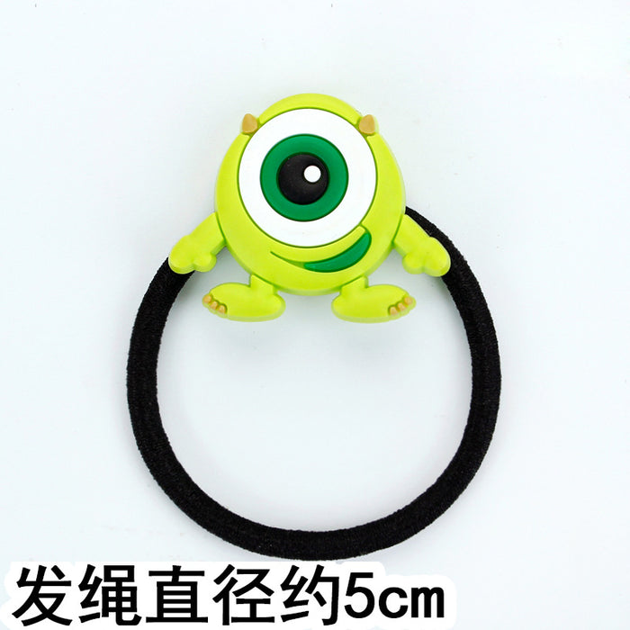 Wholesale Hair Scrunchies PVC Kids Cartoon Pattern Cute (M) MOQ≥3 JDC-HS-ZhongJ002