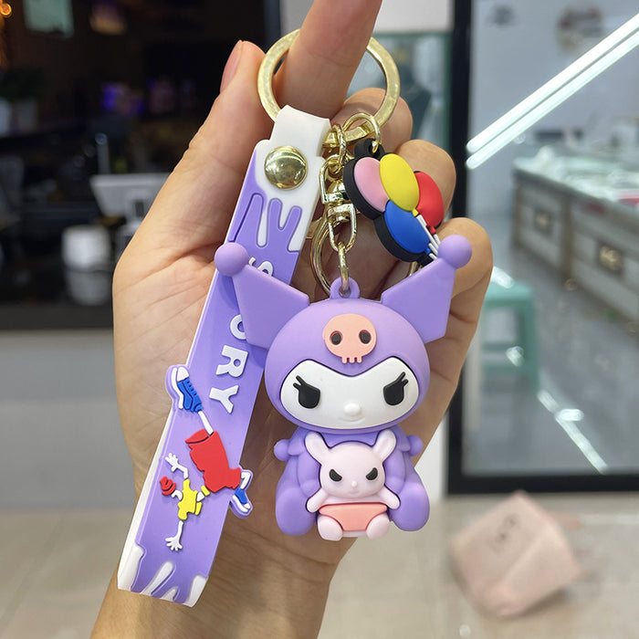 Wholesale Keychain PVC Cute Cartoon Doll Ornament (S) JDC-KC-ChuC004