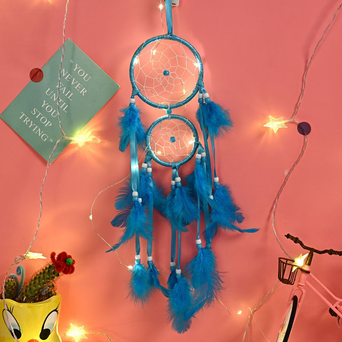 Jewelry WholesaleWholesale Feather Ribbon Plastic Circle DreamCatcher Home Wall Decoration JDC-DC-JunX001 Dreamcatcher 俊贤 %variant_option1% %variant_option2% %variant_option3%  Factory Price JoyasDeChina Joyas De China