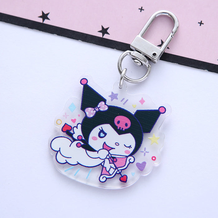 Wholesale Keychain Acrylic Cartoon Cute Double Sided Transparent MOQ≥2 (S) JDC-KC-ARui007