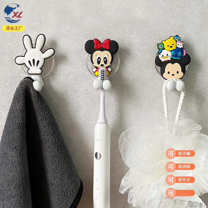 Wholesale Toothbrush Holder PVC Cute Cartoon Punch Free MOQ≥2 (M) JDC-THR-ZhiL002