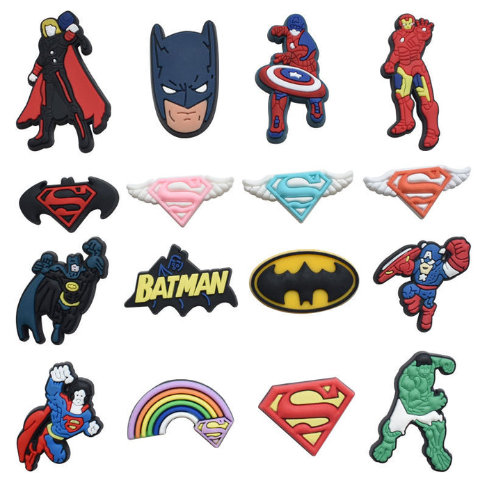 Wholesale Random 100pcs Cartoon Cute PVC DIY Accessories Croc Charms (M) JDC-CCS-RYY018