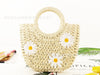 Jewelry WholesaleWholesale sticky flower dual-purpose paper rope straw woven shoulder tote bag JDC-HB-Feif005 Handbags 非凡 %variant_option1% %variant_option2% %variant_option3%  Factory Price JoyasDeChina Joyas De China