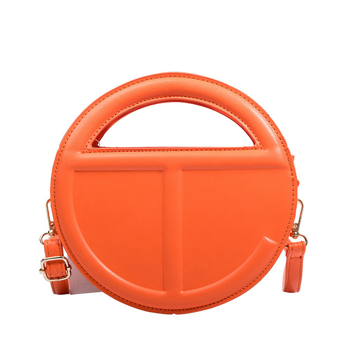 Wholesale PU Small Round Bag Messenger Bag JDC-SD-BXian001