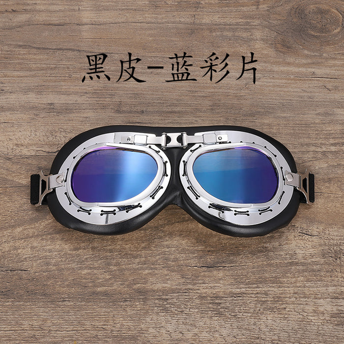 Wholesale Goggles PC Retro Windproof Motorcycle MOQ≥2 JDC-SG-XunLong003