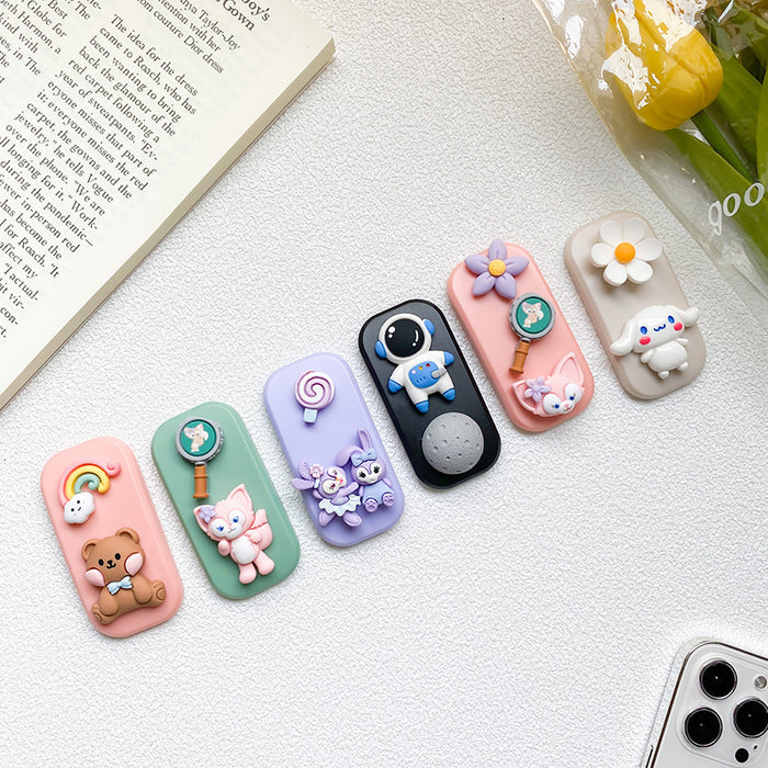 Wholesale Grips Resin Cute Cartoon Foldable Phone Holder (S) JDC-PS-BaiY029