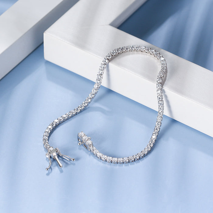 Jewelry WholesaleWholesale S925 Sterling Silver couple Bracelet tennis JDC-BT-ShangD003 Bracelet 尚达 %variant_option1% %variant_option2% %variant_option3%  Factory Price JoyasDeChina Joyas De China