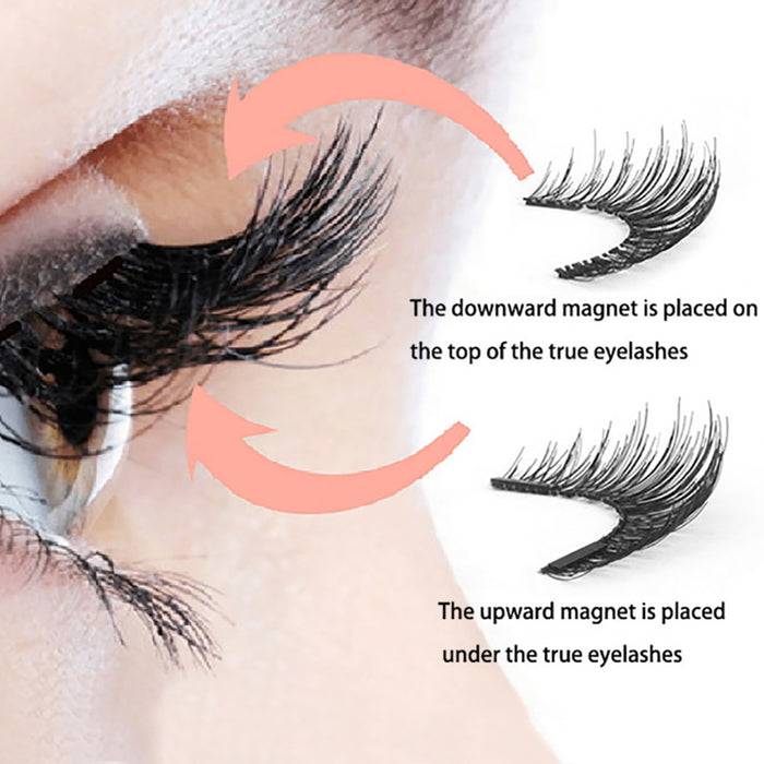 Wholesale eyelashes man-made fiber magnetic false eyelashes MOQ≥3 JDC-EY-YSM002