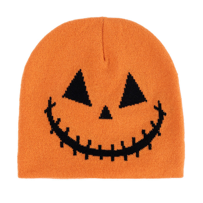 Wholesale creative funny expression knitted hat pirate skull MOQ≥2 JDC-FH-YueH006