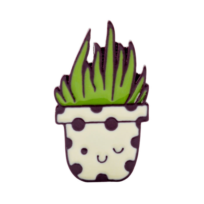 Jewelry WholesaleWholesale Cartoon Cactus Succulent Electroplating Alloy Brooch JDC-BC-AWen001 Brooches 艾文 %variant_option1% %variant_option2% %variant_option3%  Factory Price JoyasDeChina Joyas De China