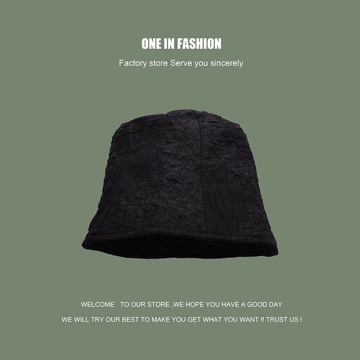 Wholesale Dark Wind Flower Bucket Hat Sunshade Bucket Hat JDC-FH-WanY007