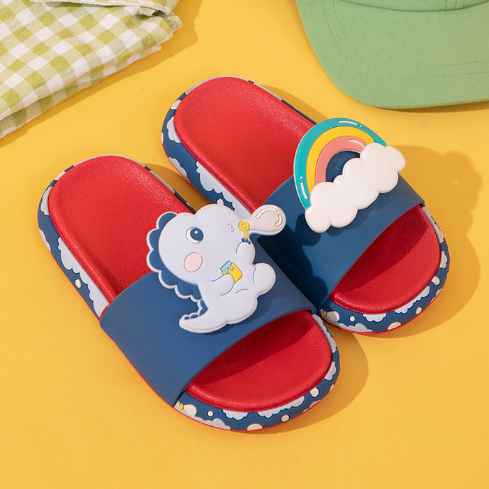 Wholesale children slippers cute rainbow JDC-SP-MKS004