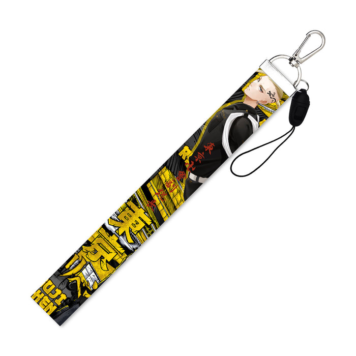 Wholesale cell phone lanyard webbing keychain long lanyard detachable MOQ≥6 (M) JDC-KC-QTN004