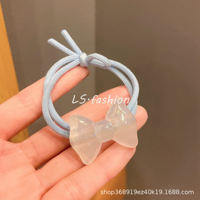 Jewelry WholesaleWholesale Acrylic Bow Hair Scrunchies JDC-HS-LiS002 Hair Scrunchies 栎尚 %variant_option1% %variant_option2% %variant_option3%  Factory Price JoyasDeChina Joyas De China