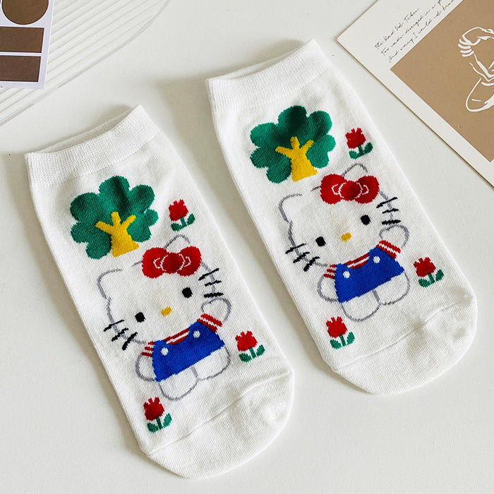 Wholesale cartoon socks straight cute pumps JDC-SK-CYu012