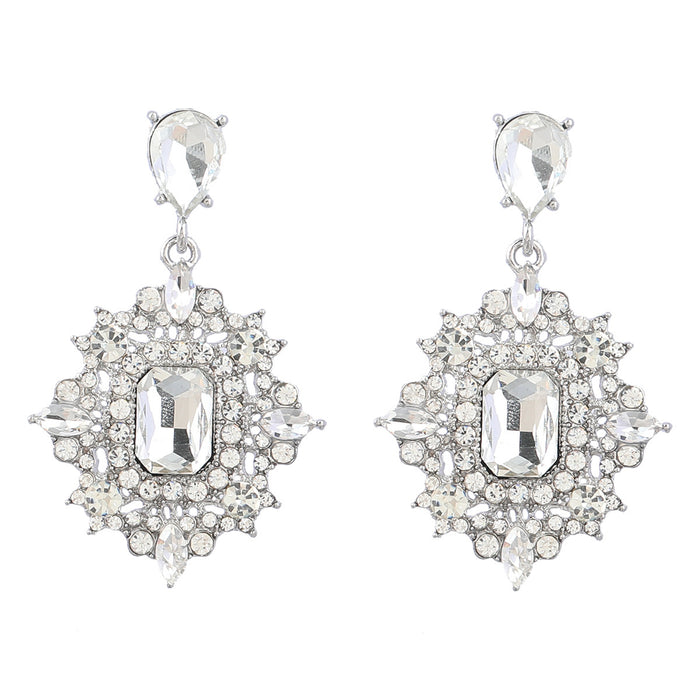 Wholesale Earrings Alloy Diamond Pendant Earrings JDC-ES-JL1045