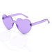 Jewelry WholesaleWholesale Plastic Rimless Heart Shaped One Piece Sunglasses Kids Glasses JDC-SG-XingY002 Sunglasses 兴业 %variant_option1% %variant_option2% %variant_option3%  Factory Price JoyasDeChina Joyas De China