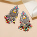 Jewelry WholesaleWholesale fringe bohemian alloy stud earrings JDC-ES-KaiQ005 Earrings 凯庆 %variant_option1% %variant_option2% %variant_option3%  Factory Price JoyasDeChina Joyas De China