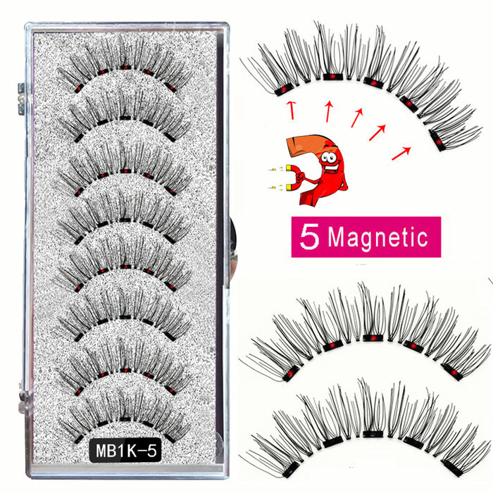 Wholesale eyelashes man-made fiber magnetic false eyelashes MOQ≥3 JDC-EY-YSM002