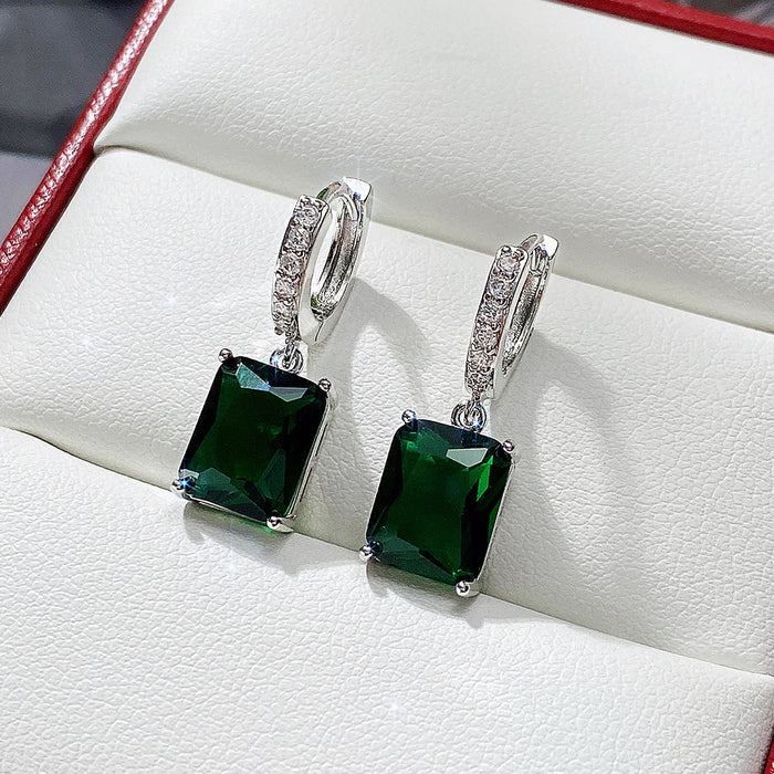 Wholesale Zircon Copper Earrings MOQ≥2 JDC-ES-CaoS029