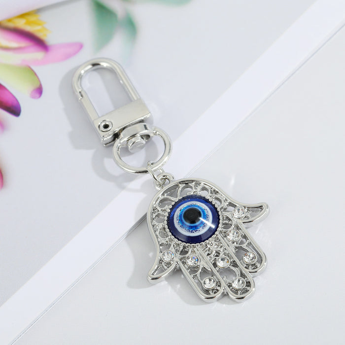 Jewelry WholesaleWholesale Devil's Eye Alloy Keychain MOQ≥6 JDC-KC-Juej001 Keychains 觉际 %variant_option1% %variant_option2% %variant_option3%  Factory Price JoyasDeChina Joyas De China