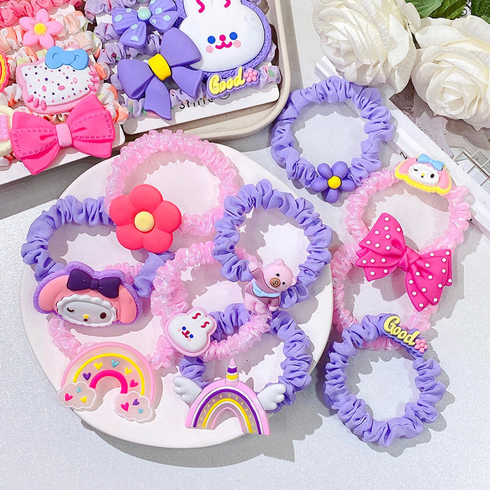 Wholesale cloth cartoon cute large intestine hair rope JDC-HS-RXi005