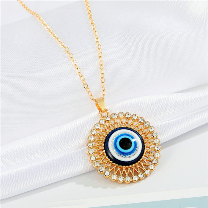 Jewelry WholesaleWholesale Devil's Eye Alloy Necklace MOQ≥3 JDC-NE-Juej005 Necklaces 觉际 %variant_option1% %variant_option2% %variant_option3%  Factory Price JoyasDeChina Joyas De China