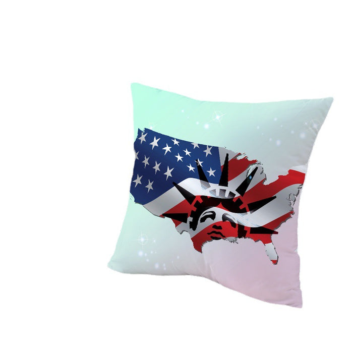 Wholesale 4th of July Independence Day Printed Pillowcase MOQ≥2 JDC-PW-Jinze002