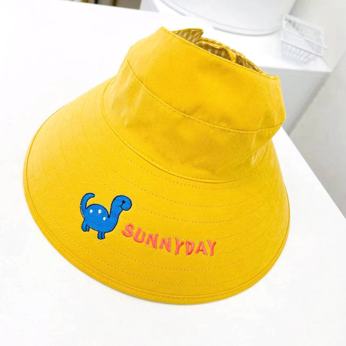 Jewelry WholesaleWholesale Kids Cotton Empty Top Hat Visor Hat JDC-FH-ShuaiR004 Fashionhat 帅睿 %variant_option1% %variant_option2% %variant_option3%  Factory Price JoyasDeChina Joyas De China