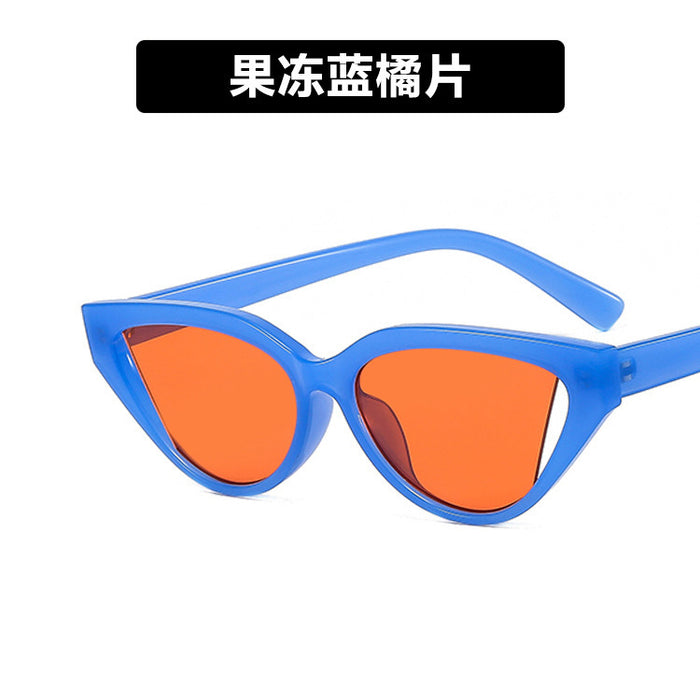 Wholesale Small Frame Notched Cat Eye Sunglasses JDC-SG-PLS070