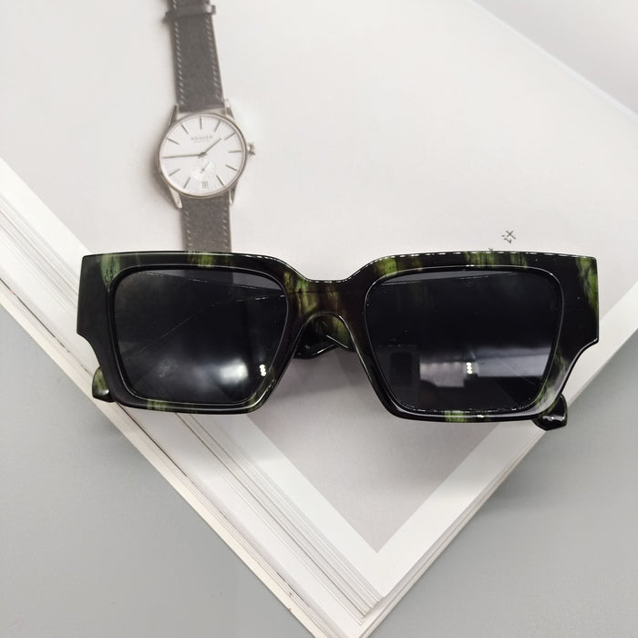 Wholesale Large Frame Sunglasses Black Rough Frame Anti Blue Light MOQ≥2 JDC-SG-BoH006