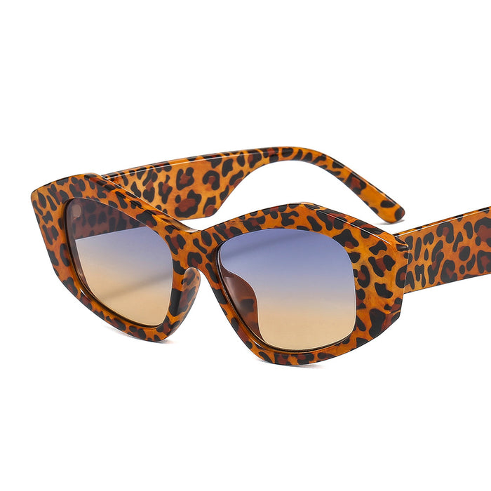 Jewelry WholesaleWholesale Zebra Pattern Polygon PC Sunglasses JDC-SG-OuT010 Sunglasses 欧图 %variant_option1% %variant_option2% %variant_option3%  Factory Price JoyasDeChina Joyas De China