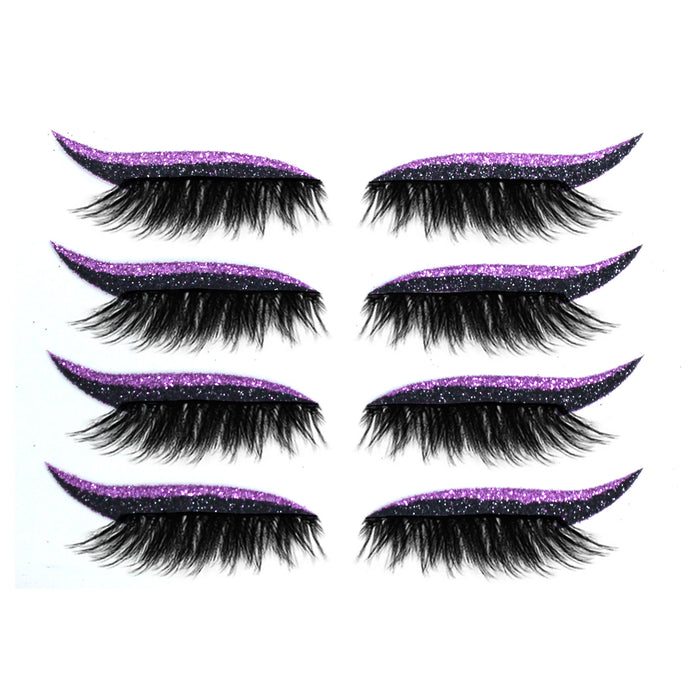 Wholesale Glitter Self Adhesive Eyeliner Eyeshadow Sticker Double Eyelid False Eyelashes MOQ≥2 JDC-EY-JSJ001