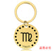 Jewelry WholesaleWholesale Zodiac Sign Gold Stainless Steel Lettered Metal Keychain JDC-KC-GangGu021 Keychains 钢古 %variant_option1% %variant_option2% %variant_option3%  Factory Price JoyasDeChina Joyas De China