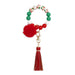 Jewelry WholesaleWholesale hand woven tassel Christmas tree keychain JDC-KC-JM020 Keychains 杰米 %variant_option1% %variant_option2% %variant_option3%  Factory Price JoyasDeChina Joyas De China