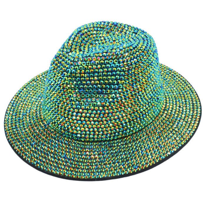 Wholesale Rhinestone Cotton Jazz Hat JDC-FH-HanDi006