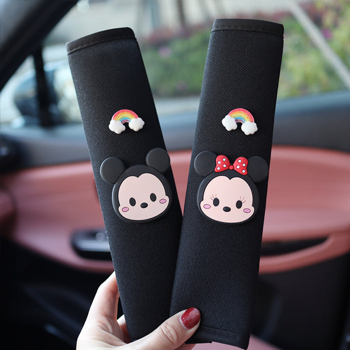 Wholesale Car Seat Belt Shoulder Guard Ice Silk Cute Cartoon MOQ≥2 JDC-CA-YueRan001