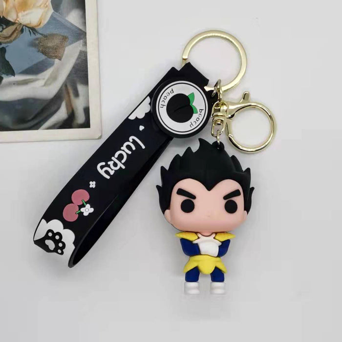 Wholesale Cartoon Soft Rubber Alloy Cute Keychain (M) MOQ≥2 JDC-KC-JuShu006