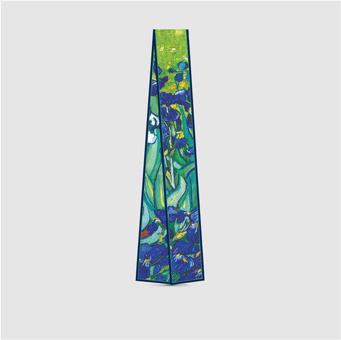 Jewelry WholesaleWholesale oil painting series simulation silk tie bag tied hair long silk scarf MOQ≥2 JDC-SS-TuYou003 Silk Scarf 图优 %variant_option1% %variant_option2% %variant_option3%  Factory Price JoyasDeChina Joyas De China