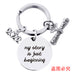 Jewelry WholesaleWholesale Stainless Steel Round Graduation Season Gift Metal Keychain JDC-KC-GangGu001 Keychains 钢古 %variant_option1% %variant_option2% %variant_option3%  Factory Price JoyasDeChina Joyas De China