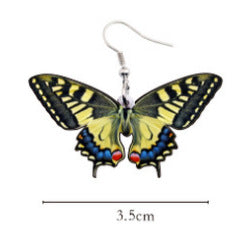 Jewelry WholesaleWholesale acrylic Butterfly Earrings JDC-ES-XUEP022 Earrings 雪帕 %variant_option1% %variant_option2% %variant_option3%  Factory Price JoyasDeChina Joyas De China