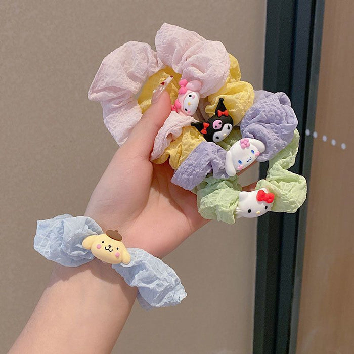 Wholesale Hair Scrunchies Cloth Acrylic Cute Cartoon Animation (M) MOQ≥2 JDC-HS-FuYuan011