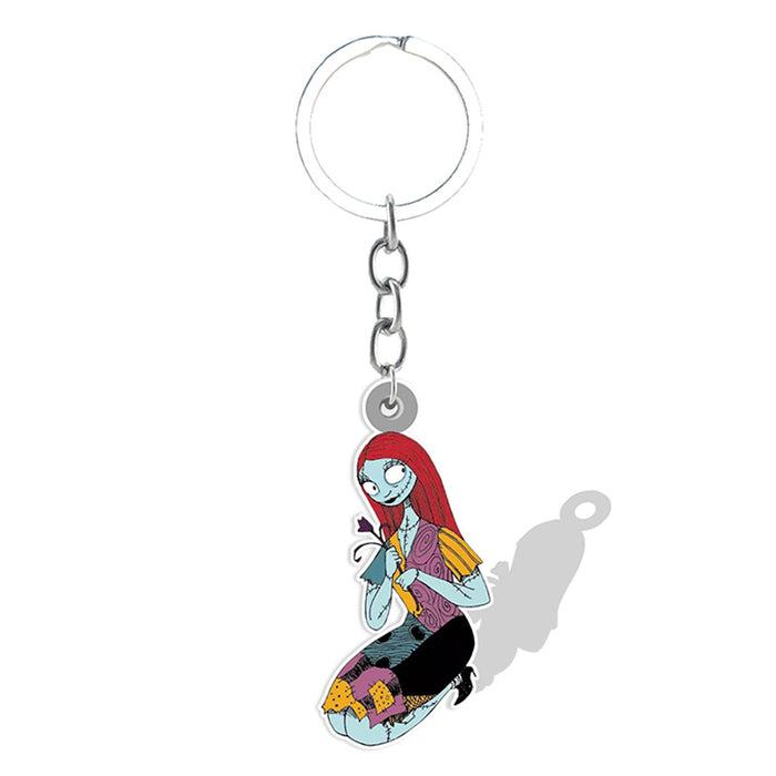 Wholesale Keychain Shrink Sheet Resin Iron Chain Anime Cartoon Cute MOQ≥2 JDC-KC-WJiao019