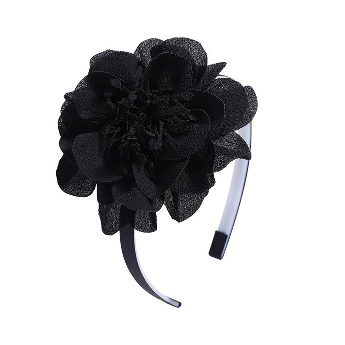 Jewelry WholesaleWholesale large handmade Chiffon Flower Headband JDC-HD-YL009 Headband 雅伦 %variant_option1% %variant_option2% %variant_option3%  Factory Price JoyasDeChina Joyas De China