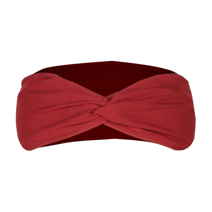 Wholesale Headband Knitted Solid Color Wide Edge Sports MOQ≥2 JDC-HD-FanM007