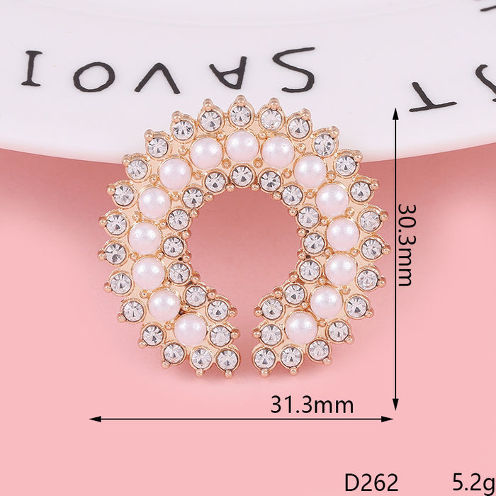 Jewelry WholesaleWholesale slippers zinc alloy hole shoes pearl DIY accessories JDC-DIY-GeL001 DIY 弋恋 %variant_option1% %variant_option2% %variant_option3%  Factory Price JoyasDeChina Joyas De China